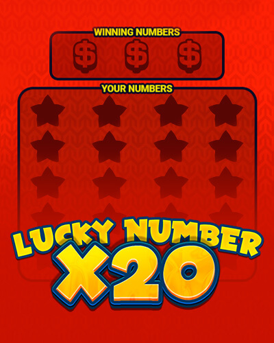 Lucky Numbers x20 game card
