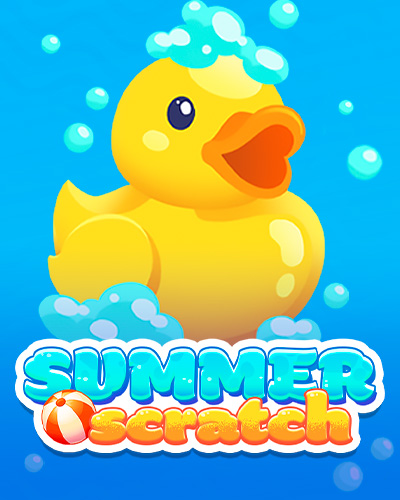 Summer Scratch game card