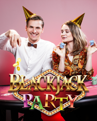 Blackjack Party game card