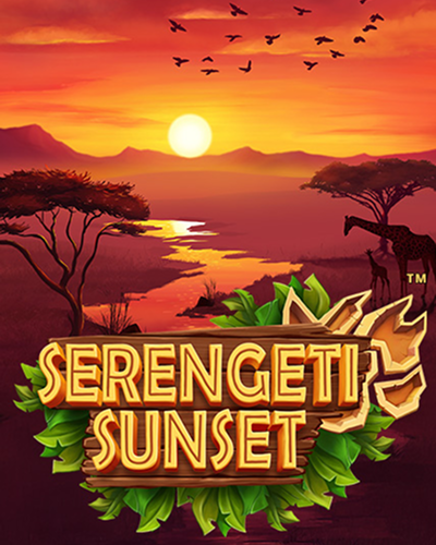 Serengeti Sunset game card