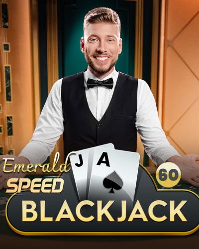 Speed Blackjack 60 - Emerald game card