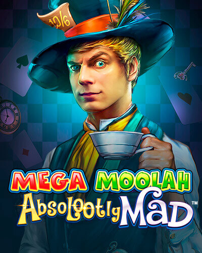 Absolootly Mad: Mega Moolah game card