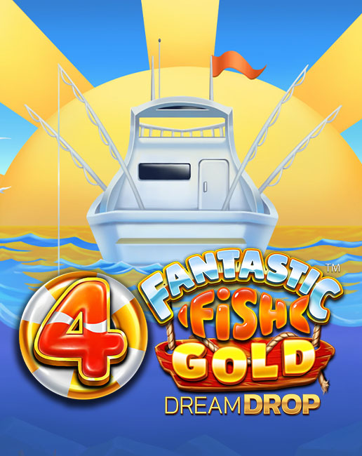 4 Fantastic Fish Gold Dream Drop game card