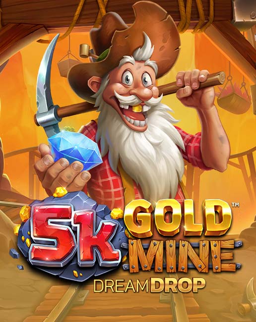 5K Gold Mine Dream Drop game card