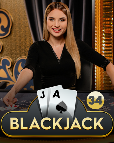 Blackjack 34 game card