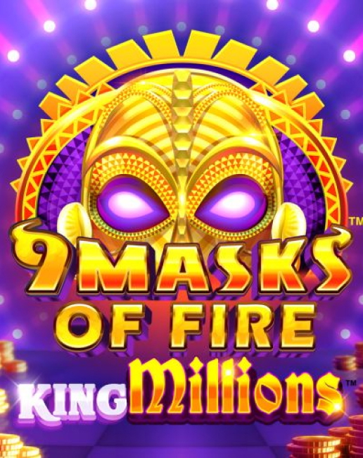 9 Masks of Fire King Millions game card