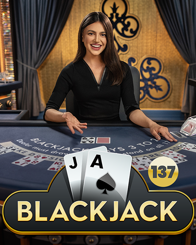 Blackjack 137 game card