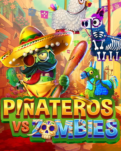 Pinateros vs Zombies game card