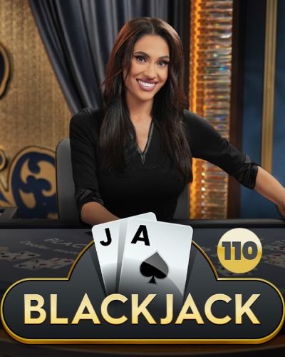 Blackjack 110 game card