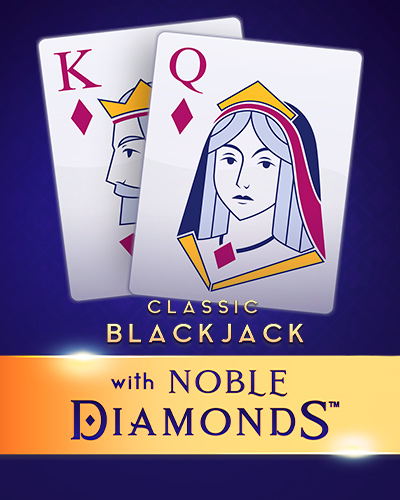 Classic Blackjack with Noble Diamonds game card