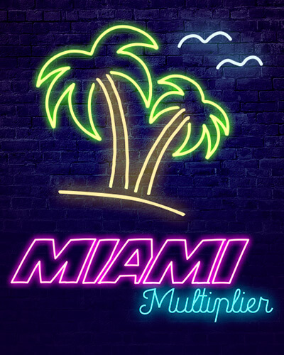 Miami Multiplier game card