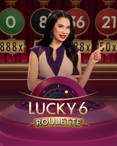 Lucky 6 Roulette game card