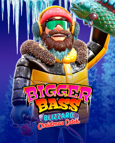 Bigger Bass Blizzard - Christmas Catch game card