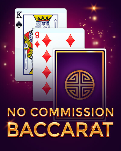 No Commission Baccarat game card