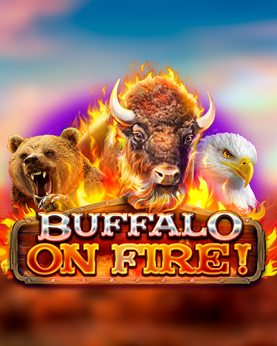 Buffalo on Fire! game card