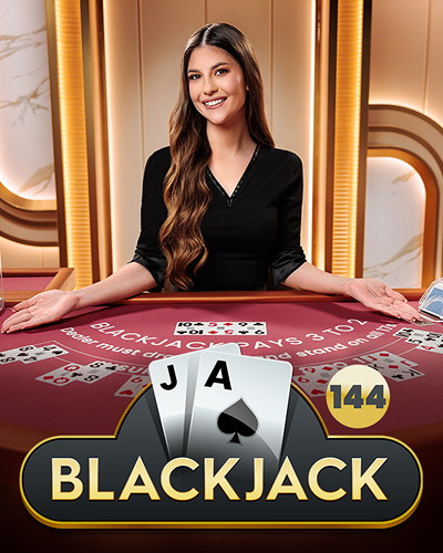Blackjack 144 game card