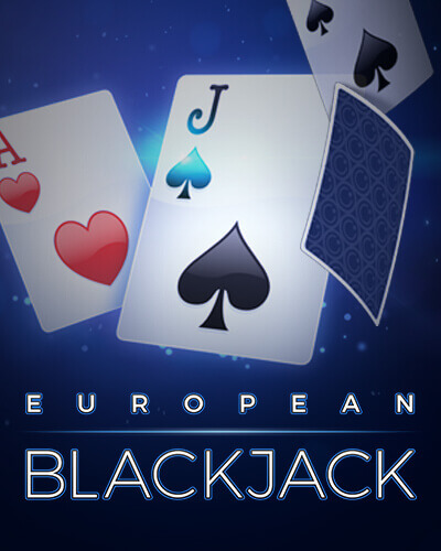 European Blackjack game card
