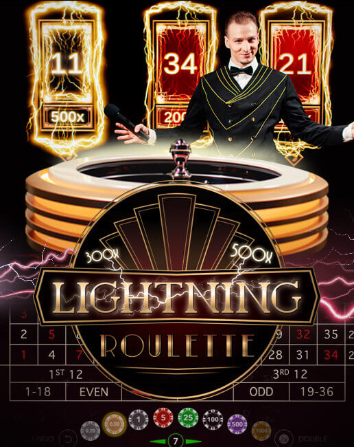 Lightning Roulette game card